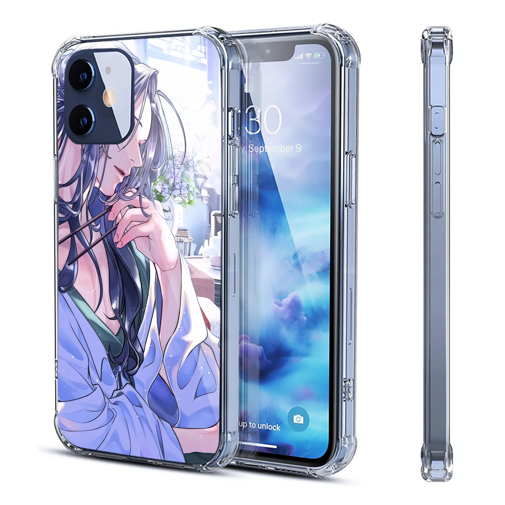 （画像用） 薬屋のひとりごと The Apothecary Diaries 【iPhone 12シリーズ対応】透明スマホケース（クリアソフトケース）
